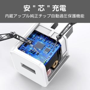 USB/AC アダプタ iPhone 純正品質...の詳細画像2