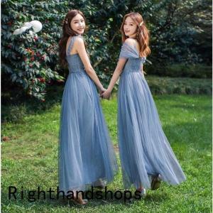 ロングドレス演奏会二次会結婚式ウェディングドレ...の詳細画像4