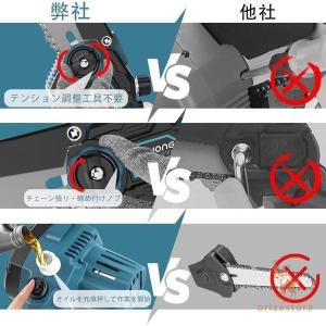 チェーンソー 充電式 2024 ハンディ チェ...の詳細画像5
