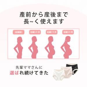 2枚セット マタニティ ショーツ 下着 リブ ...の詳細画像4