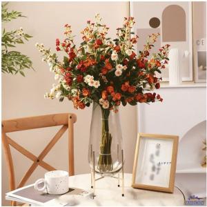 花瓶のある人工花 造花 (Color : D)の商品画像