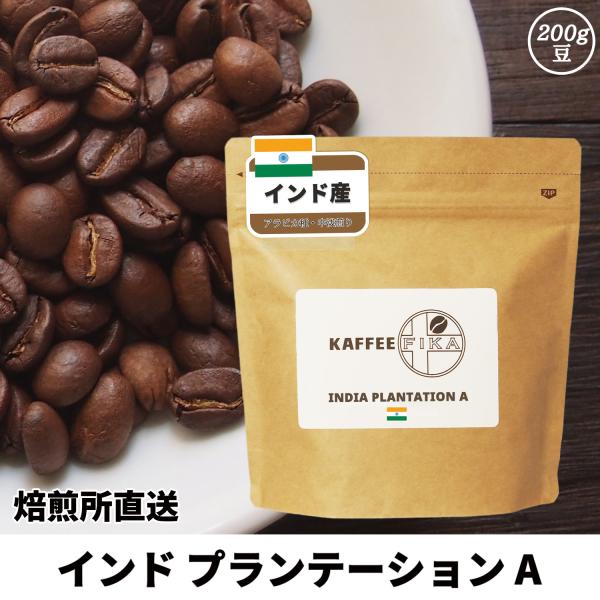 コーヒー豆 コーヒー 豆 珈琲豆 自家焙煎 インド プランテーション A 浅煎り / ミディアムロー...