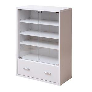 北欧風 ガラスキャビネット 収納棚 ディスプレイラック 楽天市場】キャビネット ガラス ディスプレイラック 収納 棚 扉付き