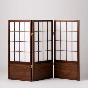 衝立 3連 完成品 高さ90 低め スクリーン 障子 屏風 ついたて 和風