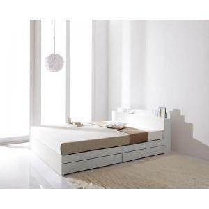 棚 コンセント付き収納ベッド Ma 上等 Chatte シングル 00 プレミアムボンネルコイルマットレス付き マシェット