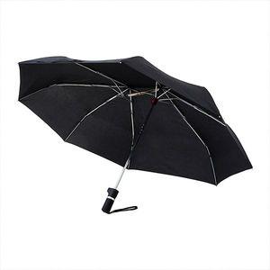 折りたたみ傘 晴雨兼用 軸をずらした傘 シェアリー Sharely ブラック [01]｜kag-2
