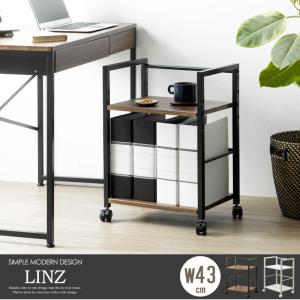 オープンシェルフ デスクワゴン デスクサイド ワゴンラック