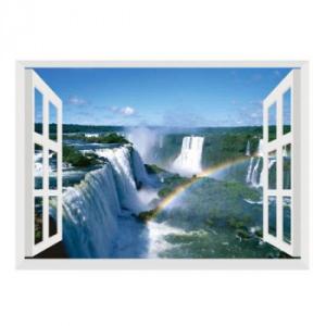 送料無料　お風呂のポスター　世界遺産バージョン　イグアスの滝　SPP-10114