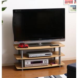 テレビ台 ローボード アンティーク調 シャビーウッド 幅74cm （ テレビ