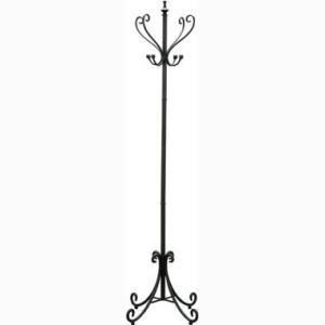 コートハンガー ポールハンガー アイアン アンティーク調 アラベスク