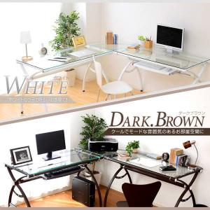 Pcデスク 安い おしゃれ ガラスデスク 北欧 パソコンデスク コーナー 安い オフィスデスク 北欧 机 白 シンプル L字 L型 ワイド ガラス 約 幅180 Kag 家具 インテリア通販アットカグ