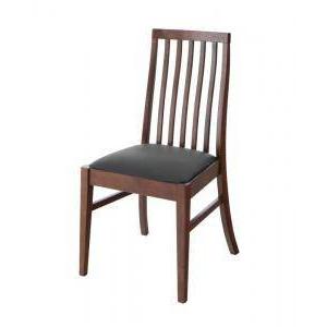 ダイニングチェア 2脚 椅子 おしゃれ 北欧 アンティーク ( ブラウン