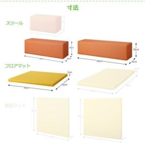 プレイ マット ベビー 厚手 クッション フロ...の詳細画像2