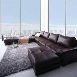 カウチソファー 北欧 L字ソファー レザーファブリック 3人掛け