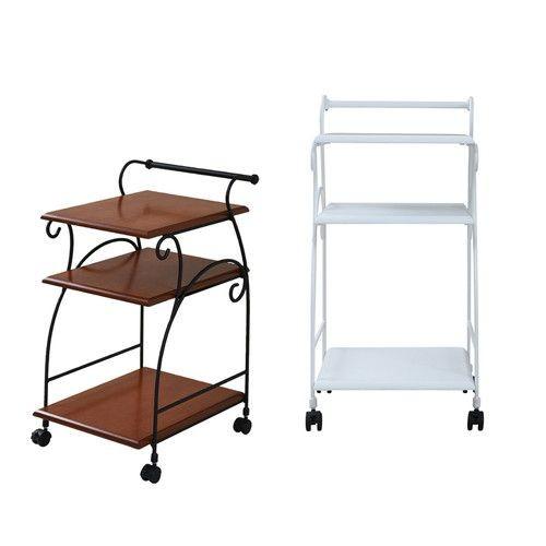 キッチンワゴン おしゃれ キャスター 付き スリム 炊飯器 3段 キッチンラック アンティーク 作業...