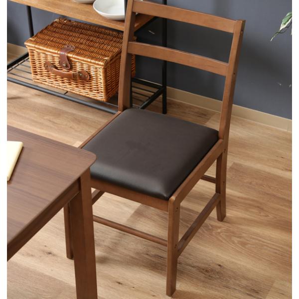 ダイニングチェア 椅子 おしゃれ 北欧 レトロ 軽量 安い モダン カフェ PC ブラウン×ダークブ...