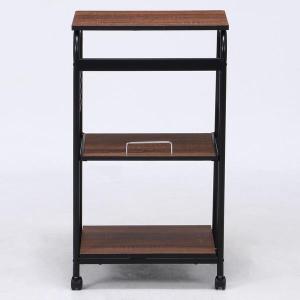 レンジ台 レンジラック おしゃれ 北欧 安い キッチン 収納 棚 ラック ロー 黒 ブラウン 高さ90 ワゴン キャスター 大容量 ふるさと割 炊飯器 幅52 スリム スライド 奥行41