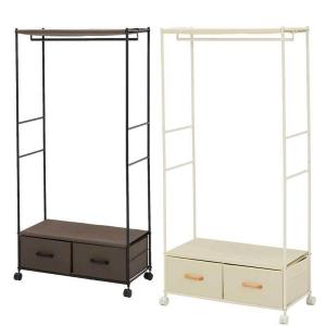 ハンガーラック キャスター 棚付き 引き出し おしゃれ 頑丈 丈夫 洋服掛け パイプハンガー コートハンガー スリム 安い 一人暮らし アパレル 業務用 什器 ワゴン Kag 家具 インテリア通