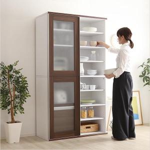 食器棚 引き戸 スライドドア おしゃれ 北欧 安い キッチン 収納