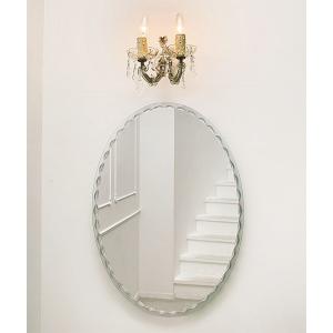 鏡 ミラー 壁掛け鏡 ウオールミラー（有田焼 伊万里焼 陶器 磁器）：yt