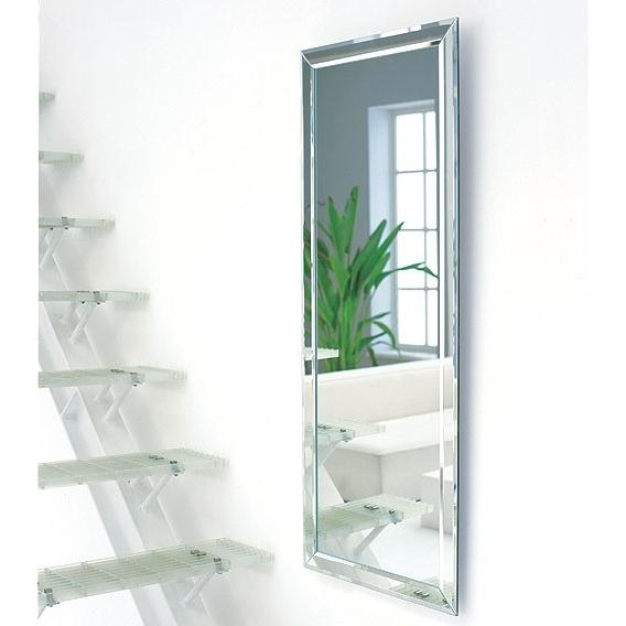 鏡 ミラー 壁掛け姿見 姿見鏡 （ガラスアート）（フレームレスミラー 壁掛け 壁付け 姿見 姿見鏡 ...