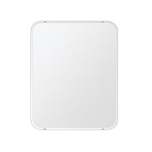 クリスタル ミラー 洗面鏡 浴室鏡 608x760mm 角丸四角形 クリスタルカット 洗面 鏡 浴室...