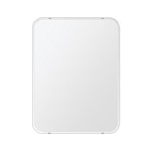 クリスタル ミラー 洗面鏡 浴室鏡 608x811mm 角丸四角形 クリスタルカット 洗面 鏡 浴室...