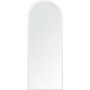 クリスタル ミラー 洗面鏡 浴室鏡 350x900mm アーチ形状 クリスタルカット 洗面 鏡 浴室 壁掛け ミラー 日本製 5mm厚 取付金具と説明書 壁掛け鏡 ウオールミラー｜kagami