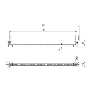 最も信頼できる タオルハンガー タオルかけ タオル掛け スチール アイアン 洗面所 おしゃれ モダン キッチン トイレ Ce Ecc S0861rr 日本最大の大好評ブランド