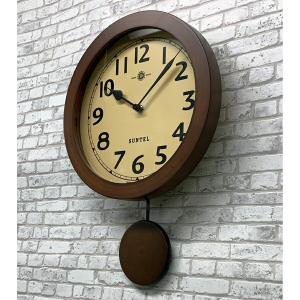 壁掛け時計 振り子時計 33cm 日本製 クォ...の詳細画像3