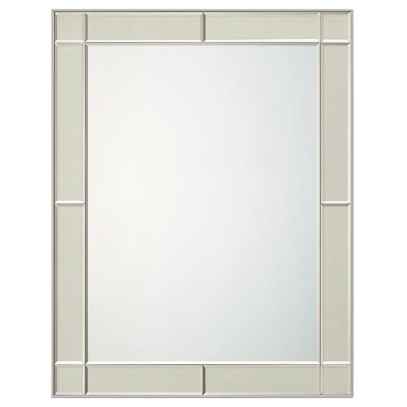 ガラスアート の 鏡 ミラー 壁掛け鏡 壁掛けミラー ウオールミラー：RaM-1r7-04（フレーム...