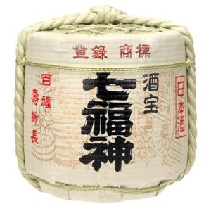 樽酒　1斗樽（18L）菊の司酒造の「七福神」お祝い用 鏡開き用 日本酒菰樽