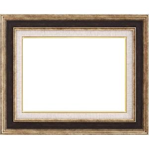 9232 F6号 ゴールド/シルバー 油絵額縁 油彩額縁 油絵用額縁 油彩用