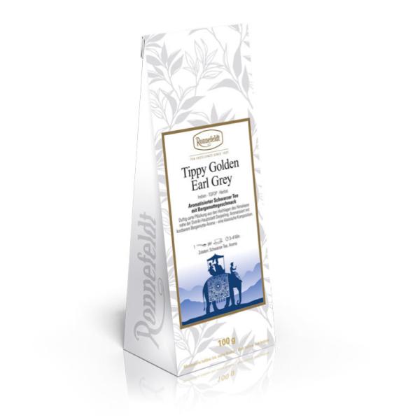 ロンネフェルト ゴールデンアールグレイ 茶葉 100g 紅茶 ダージリンもアールグレイもお好きな方に