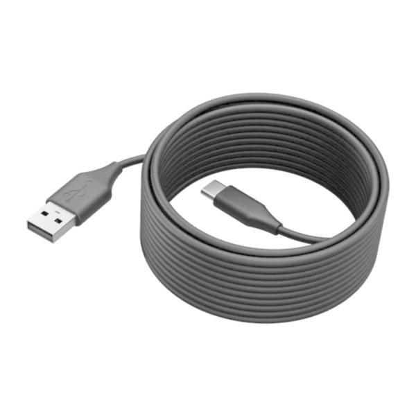 GN JABRA PanaCast 50 USB Cable USB 2.0、5m、USB-C to...