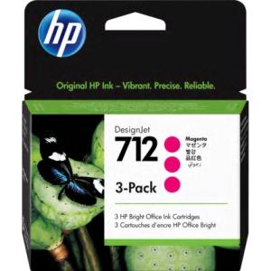 HP 純正 HP 712インクカートリッジ マゼンタ 29ml×3 3ED78A