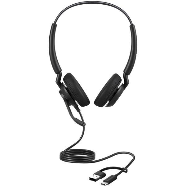 GNオーディオ Jabra コンタクトセンター用USBヘッドセット USB-C/A 両耳 UC認定 ...