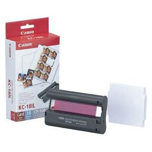 CANON(キヤノン) カラーインク/ラベルセット KC-18IL カードサイズ 7740a001