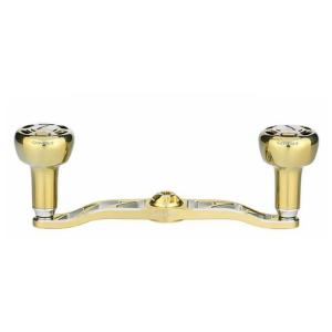 ゴメクサス　ダブルハンドル　120mm シマノ用　オールゴールド　チタンノブ ゴメクサス チタンノブ付き 超々ジュラルミンハンドル アルミ製