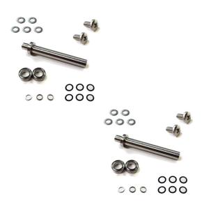 マルチノブシャフトS(4mm) BBSセット1本 (ビス2,ベアリング2,シム下3+2