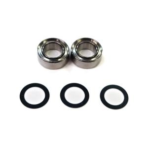 ハンドルノブ専用ベアリング】 ECC-740ZZ ×4個セット 4個/セット 実験用ハンドルベアリング スペアパーツベアリング