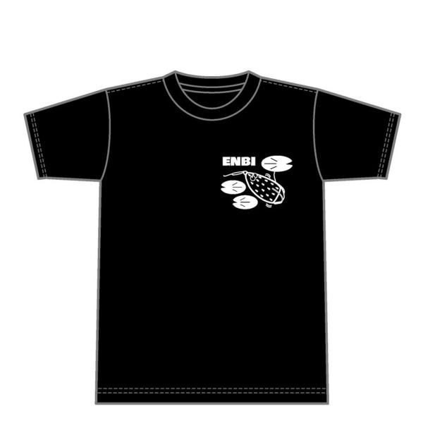 Tシャツ 香川塩ビ工業オリジナル スイカロゴ ビッグ 黒に白プリント 雷魚 ライギョ カゴ サイズS