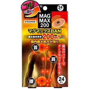 MAGMAX200 マグマックスBAN 24粒入 肩こり 凝り 磁気治療器 疲労回復 医療機器｜kagayaki-life