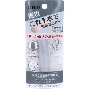 UNO ウーノオールインワンリップクリエイター 2.2g リップクリーム スティック 男性 メンズ スキンケア 資生堂 春夏 40代 50代 60代｜kagayaki-life