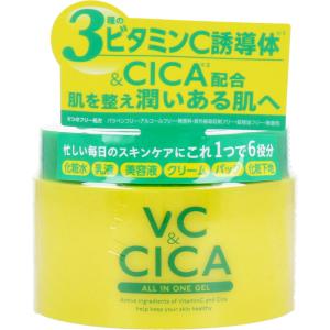 VC＆CICA オールインワンゲル 220g ビタミン シカ ジェル 美容液 スキンケア 肌 保湿 メンズ 男性 春夏 女性 40代 50代 60代｜kagayaki-life