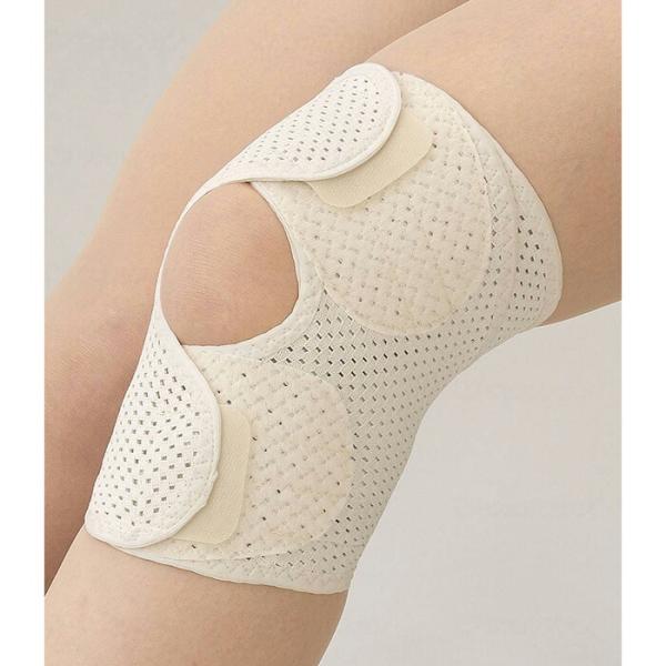 中山式ひざ用医学固定帯 メッシュ ベージュ 膝 サポーター 脚 足 歩行補助 ウォーキング 運動 高...