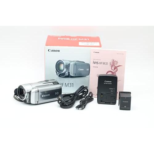 Canon フルハイビジョンビデオカメラ iVIS HF M31 シルバー IVISHFM31 (内...