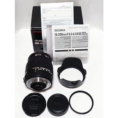 SIGMA 高倍率ズームレンズ 18-200mm F3.5-6.3IIDC OS HSM ニコン用 ...