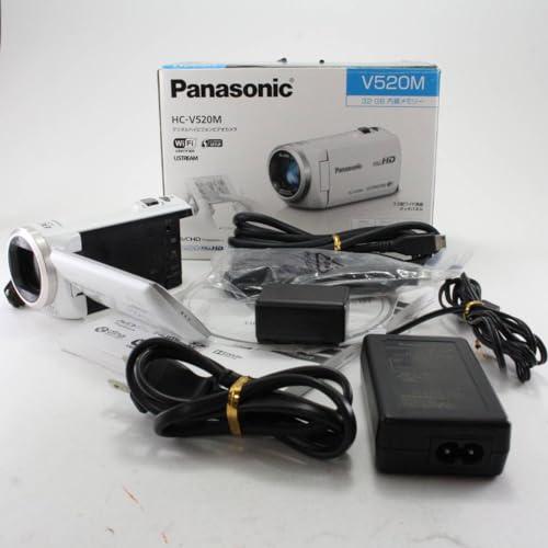 パナソニック デジタルハイビジョンビデオカメラ V520 内蔵メモリー32GB ホワイト HC-V5...