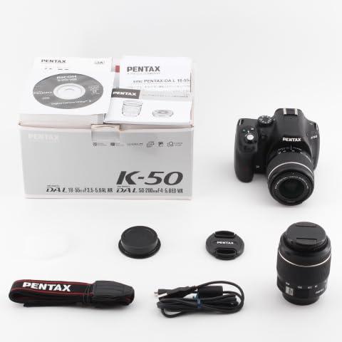 RICOH デジタル一眼レフ PENTAX K-50 DAL18-55mmWR・DAL50-200m...